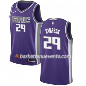 Maillot Basket Sacramento Kings JaKarr Sampson 29 Nike 2017-18 Pourpre Swingman - Homme